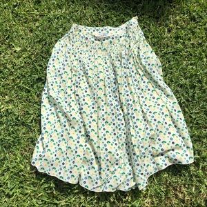 Flower Green Skirt